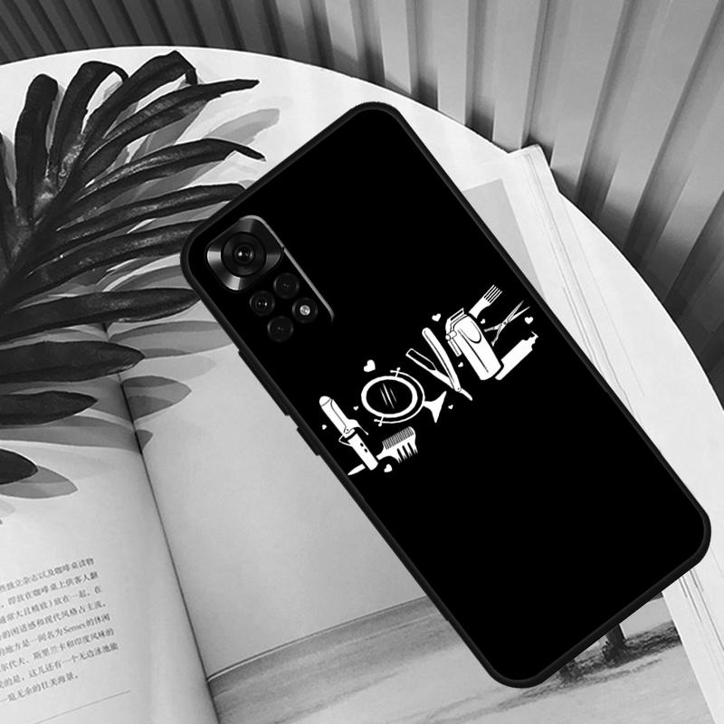 Barber Shop Hair Stylist Tools Funda For Xiaomi Redmi Note 14 13 10 11 12 15 Pro Plus Case For Redmi 15 13C 12C 10C 14C 15C