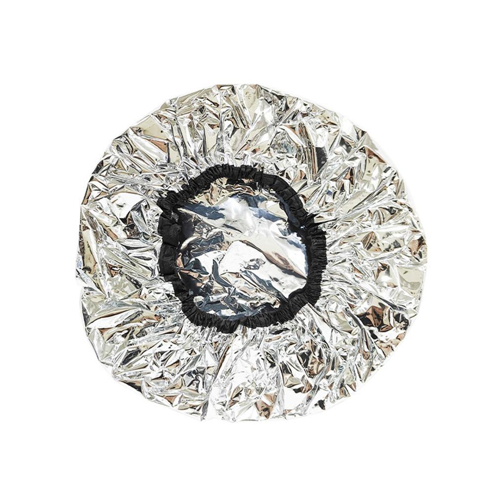 Reusable Tin Foil Hair Processing Caps Waterproof Shower Cap for Women Hair Salon Tool