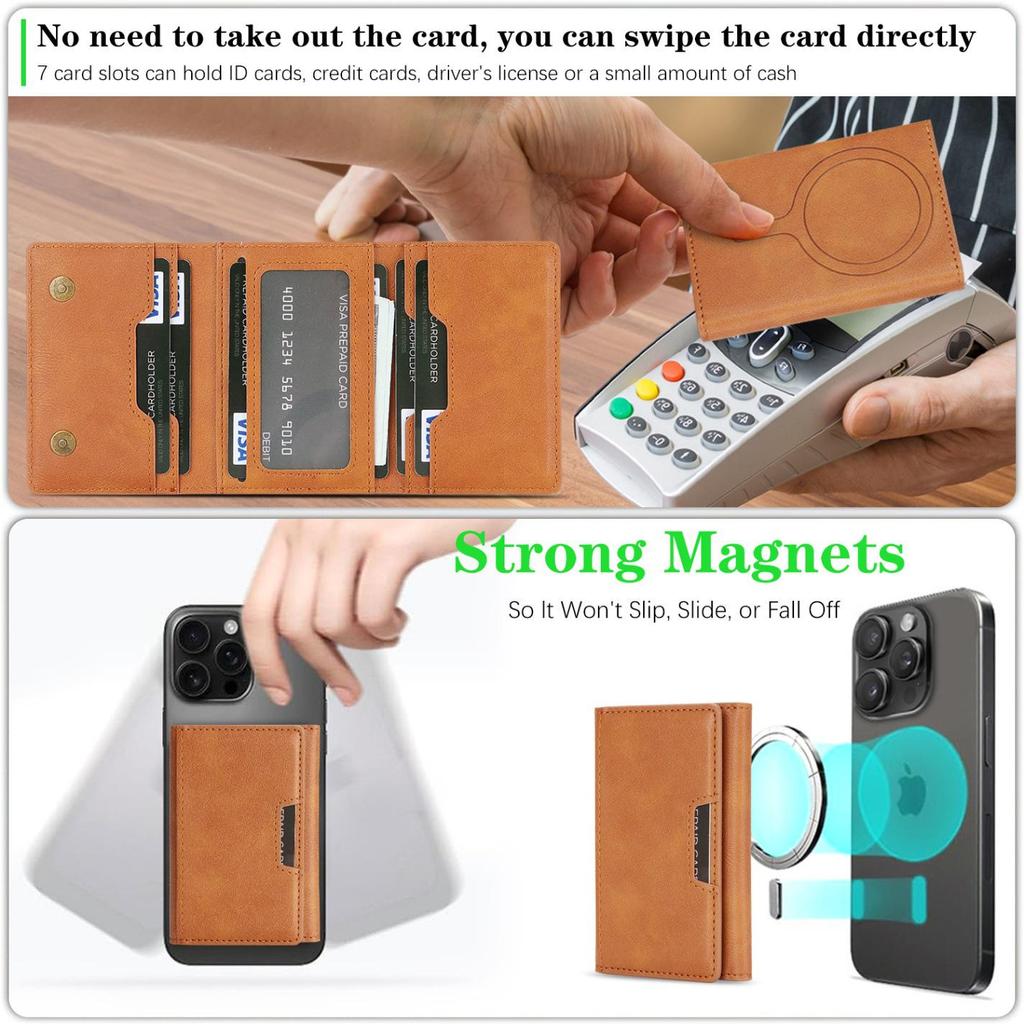 MagSafe Magnetic Card Holder Case with Multi-Card Slots for iPhone 17 Air 161.