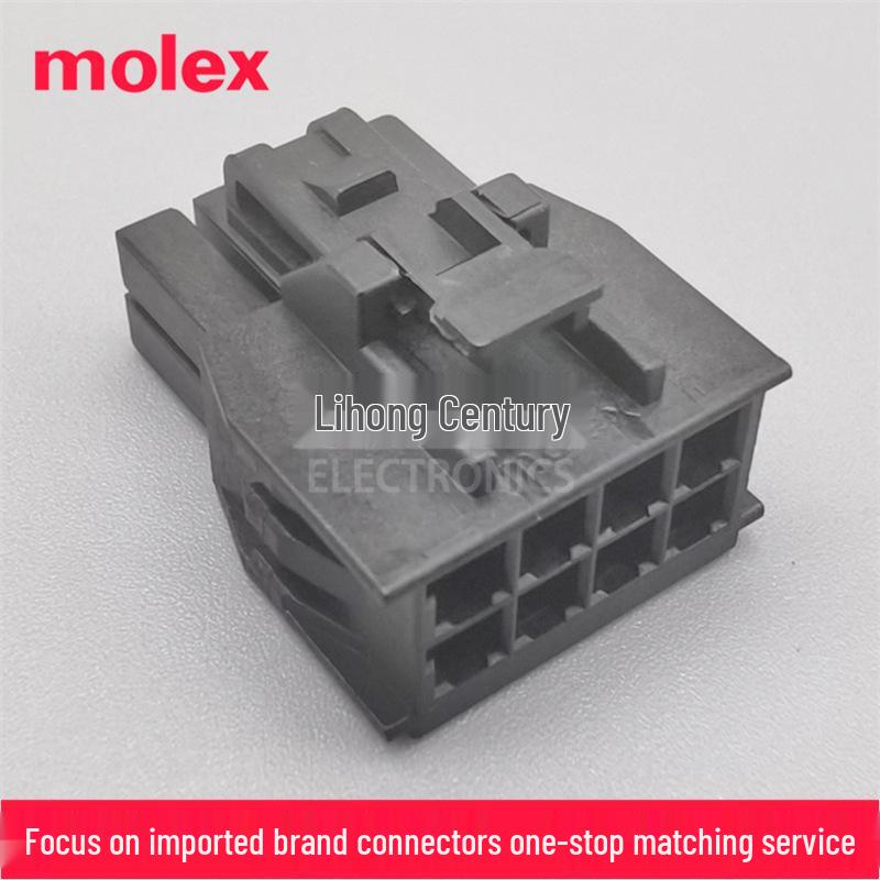 Корпус разъема Molex Nano-Fit 8-контактный, шаг 2,50 мм, номер детали 105308-1208