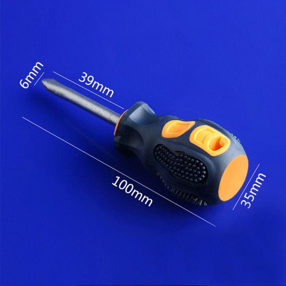 Compact Radish Head Screwdriver Phillips Slotted Screwdriver Mini Screwdriver DIY