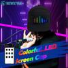 LED Light Display Screen Smart Matrix Hat Rechargeable APP Scrolling Text Display Message Pattern Portable DIY Baseball Hat