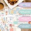 1 Set Annual Planner Stickers Set Seasonal Program Stickers Aesthetic Inspirational Holiday Wellness Stickers Calendar Journaling Accessories