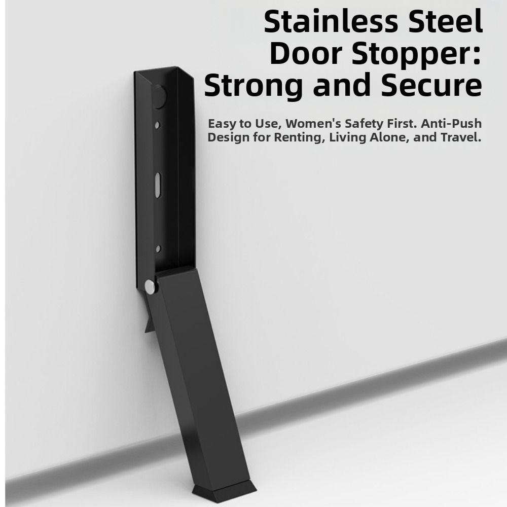 Anti-collision Stainless Steel Door Stopper Folding Door Positioner Safety Protection
