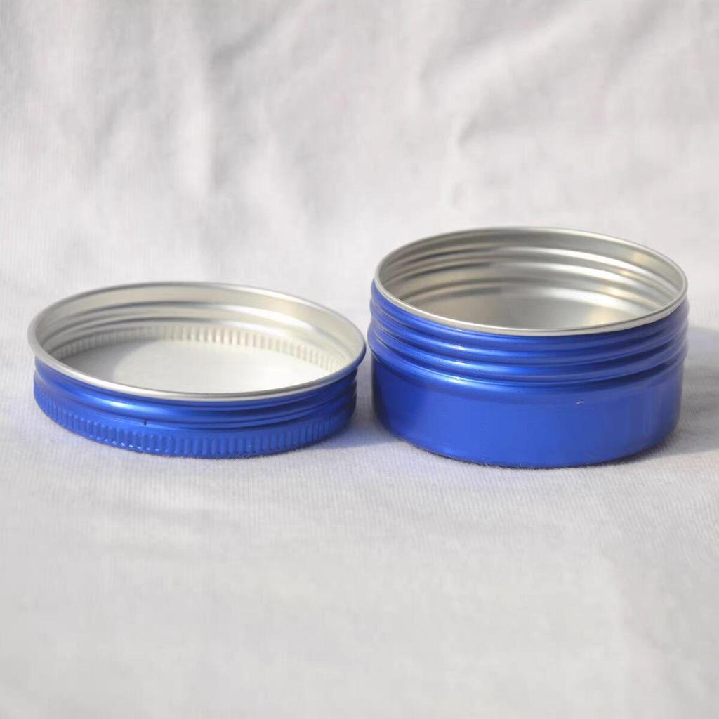 50 шт. Алюминиевая банка синего цвета 50 мл 50 г Алюминиевая жестяная емкость 50 мл Косметическая банка 50 г Банка для крема