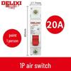 Миниатюрный автоматический выключатель Delixi DZ47: 1P/2P/3P/4P, 220В Однофазный на 380В Трехфазный Воздушный Выключатель для Домашнего Использования.