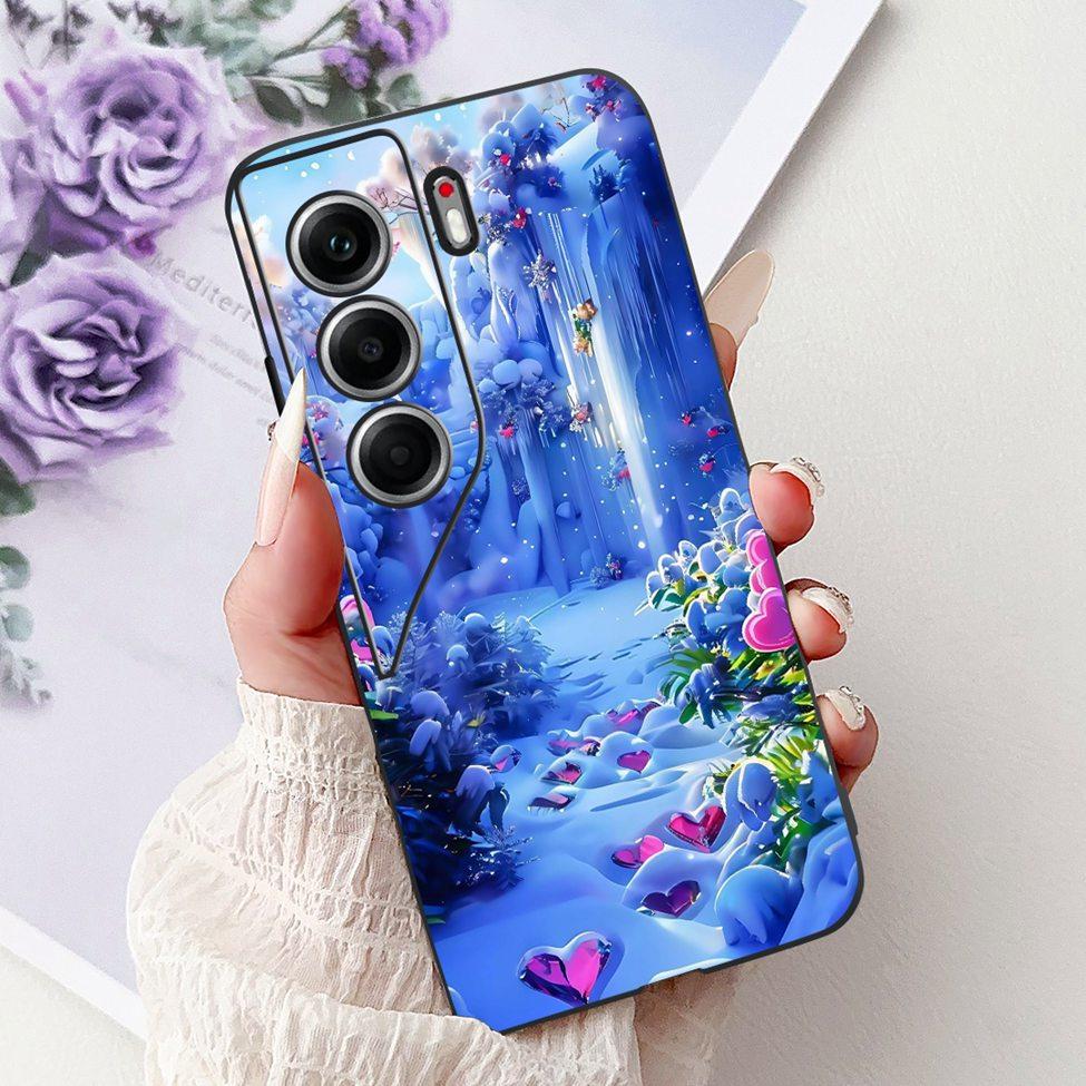 Для Tecno Camon 40 Pro 4G Чехол CM6 Милый Кот Модные Цветы Крутая Расписная Задняя Крышка Для Tecno Camon 40 Pro 4G Чехол для Телефона Funda