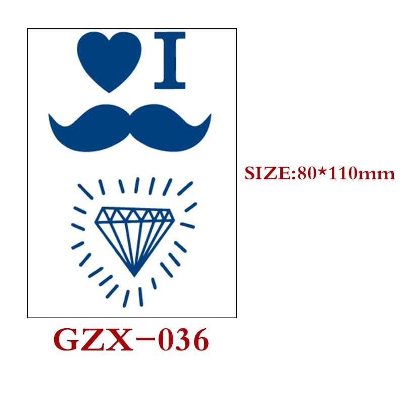 Травяная полуперманентная наклейка-тату, Полуперманентная наклейка-тату, Водостойкая, Потостойкая татуировка