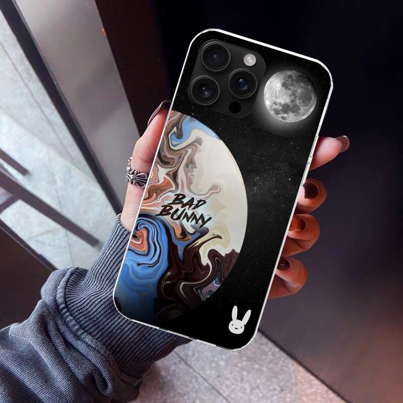 Чехол для телефона Bad Bunny X100pre Для iPhone 17 Air 16 15 Pro Max 14 Plus 13 Mini 12 11 Чехол 7 8 SE Силиконовый Чехол Печать Fundas 17 A