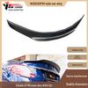 Compatible with 2015-2021 Mercedes-Benz W205 C63: PSM-style Carbon Fiber Rear Spoiler Winglets.