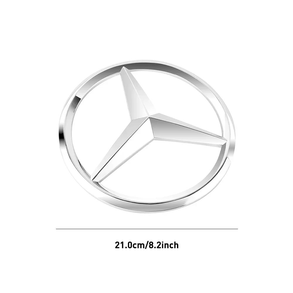 C200 E300 2026 Hot ABS Car Front Grille Badge sticker Decal Cover Emblem For Mercedes Benz GLA GLK ML GLC GLE C E Class  W204 W2