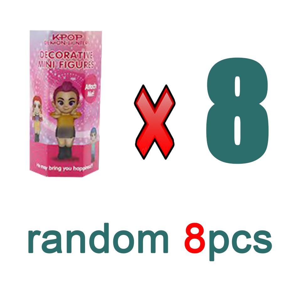 Аниме K-pop Охотники на демонов слепая коробка Набор экшн-фигурок - Дерпи Тигр Ранимеуми Мира Зои Сасси Фигурки Куклы для фанатов Подарок