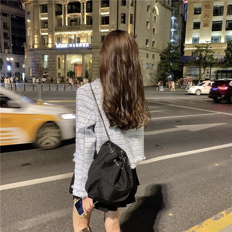 Женский французский благородный укороченный кардиган-жакет букле стройнящий - Коллекция Весна/Осень 2026