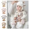 Thickened Cute Sheep Hat Soft Baby Warm Caps Funny Cartoon Beanie Caps  Cold Weather Wear