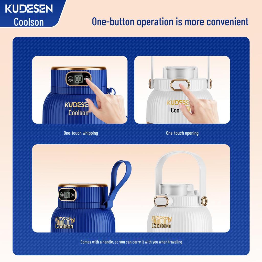 Портативный стакан-соковыжималка Ton Ton большой вместимости для свежих фруктов и дробленого льда