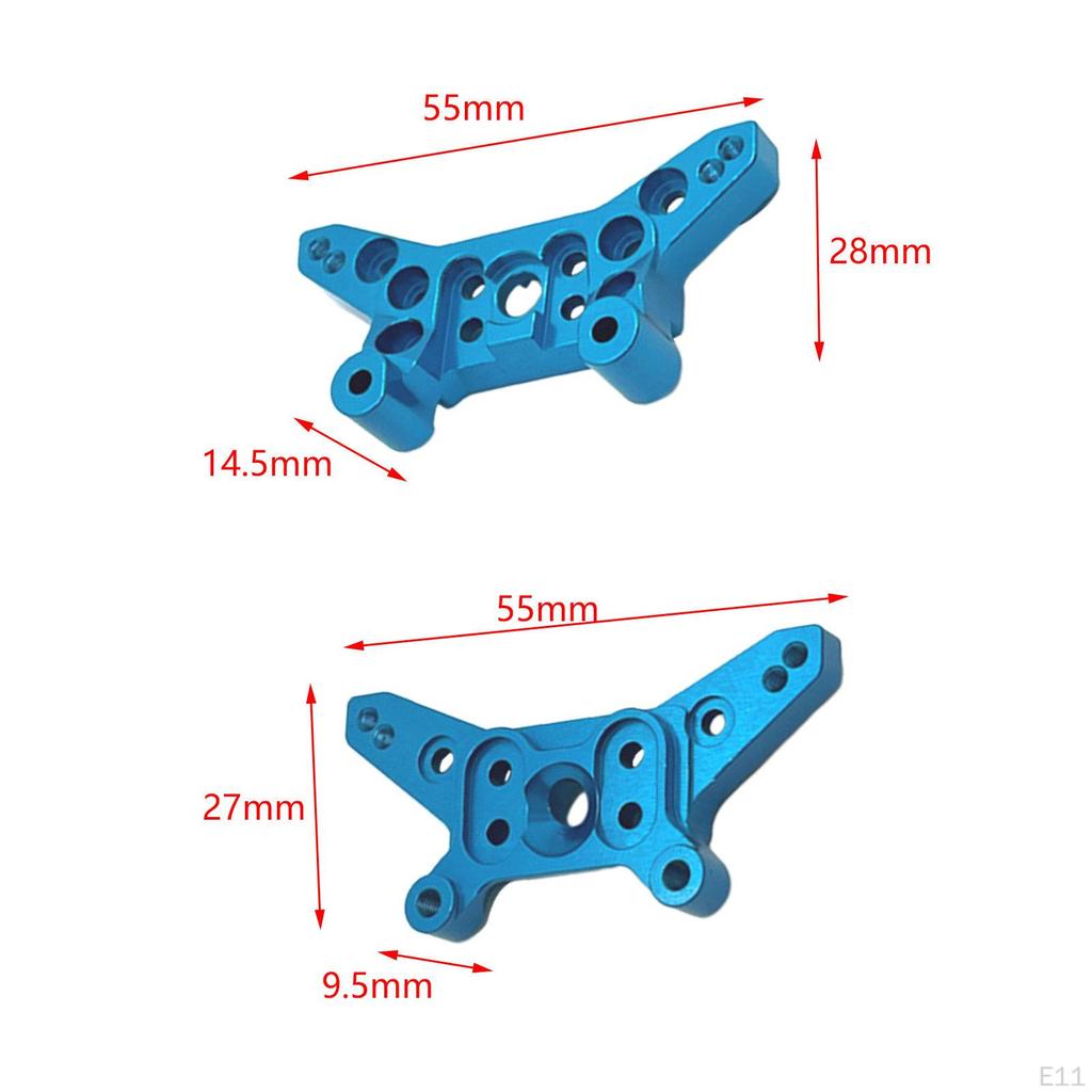 Передняя и задняя амортизаторная пластина для радиоуправляемых машин масштаба 1/14