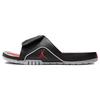 Air Jordan Hydro 4 Retro Slide 'Black Cement' (Unisex) Black / Cement Grey / Fire Red Slide Slippers 532225 060