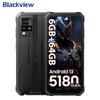 Blackview BV4800 Smartphone 2GB 32GB 5180mAh Andriod 13 Rugged Phone