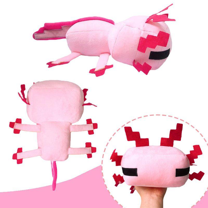 New Axolotl Cute Animal Salamander Plush Doll Hexagonal Dinosaur Doll Gift Doll