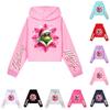 Kids' Casual Fashion Christmas Printed Long Sleeve Hooded Sweatshirt (No Drawstring)