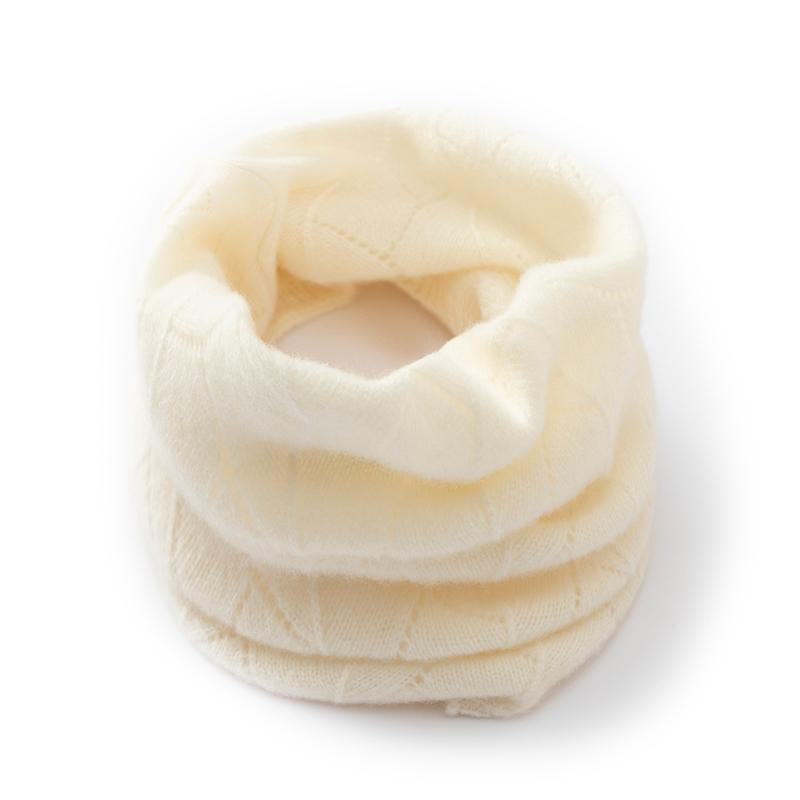 Women's Cashmere Neck Cover Qinghe Cashmere 30% Cashmere 70% Wool Women's Autumn and Winter Cashmere Scarf Soft and Warm