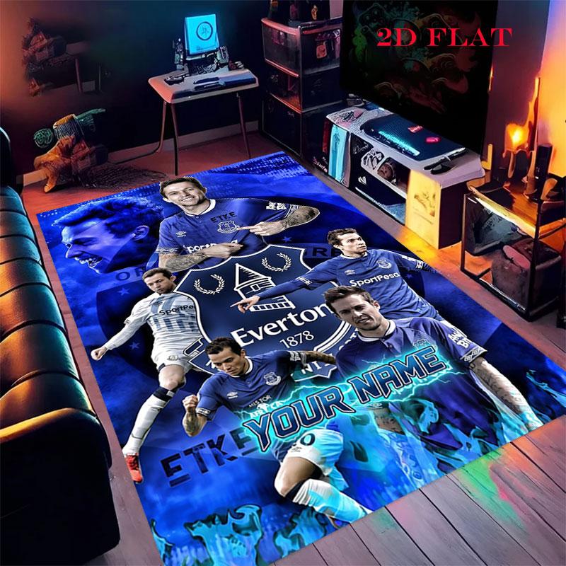Custom Everton Carpet Rug for Living Room Bedroom Home Sofa Decoration,Kids play Nonslip Floor Mat