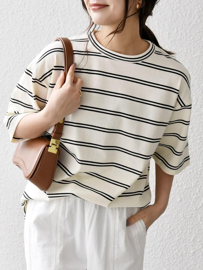 Ships Men's Retro Color Striped Sportswear T-Shirt, Custom Order, White, Size L (712100009)