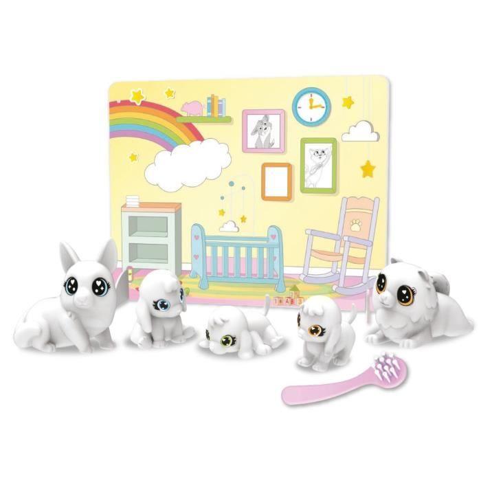 Coloriage - CRAYOLA - Washimals Baby Pets Nursery Pack - Famille lavable à colorier! Dès 3 ans
