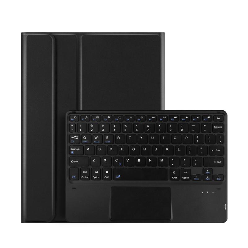Keyboard Case For iPad Pro 11 1st 2nd 3rd 4th Air 4th 5th Air 11 Inch M2 M3 Touchpad Backlight Smart Cover With Pencil Holder