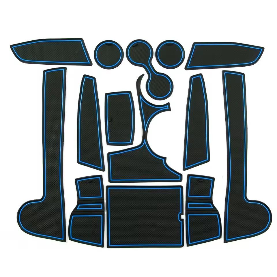 Для Kia Sportage NQ5 2025- 2025 Противоскользящий коврик в слот ворот и подстаканник(Только европейская версия AT)  Нескользящий коврик Аксессуары для салона автомобиля