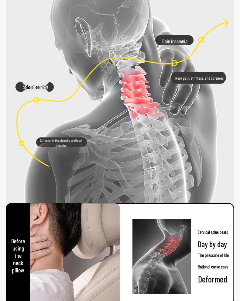 Geely Car Compatible Headrests & Lumbar Supports: Xingyue L, Xingrui, Binyue Cool, Boyue I, Emgrand