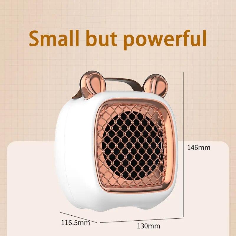 Xiaomi Мини-портативный электрический обогреватель, умный обогреватель воздуха, сниженный уровень шума ветра, домашнее отопление, обогреватель, вентилятор, умная постоянная температура