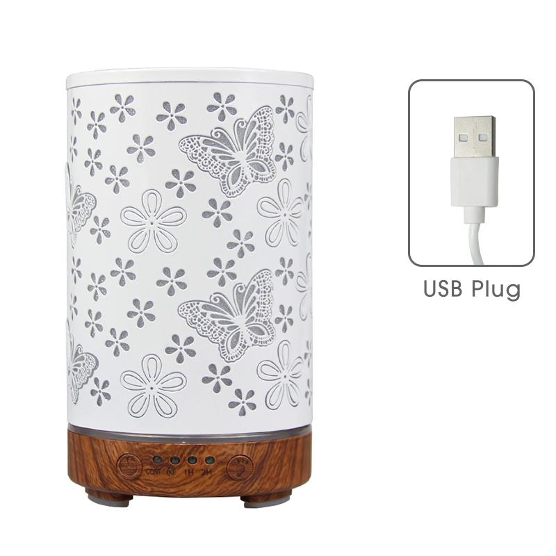 Настольная декоративная лампа и диффузор эфирных масел USB Ультразвуковой увлажнитель воздуха со светодиодной ночной подсветкой Атмосферная лампа для спальни