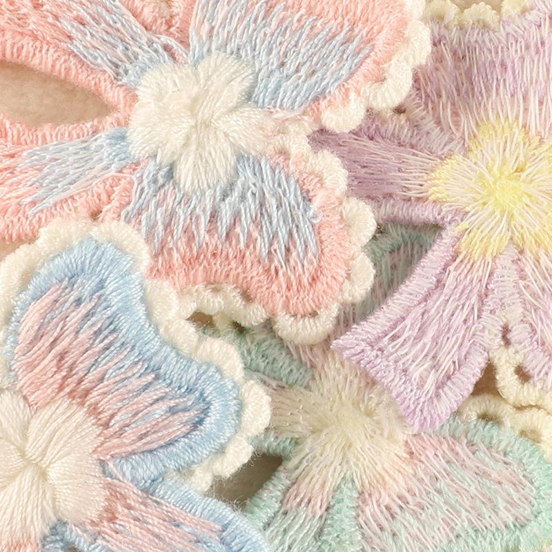 Вышивка Этикетка Бант Сделай сам Аксессуары для ручного аккаунта Аксессуары Нашивка Тканевая наклейка Брошь Ювелирные изделия Аксессуары для волос Аксессуары Наклейка с вышивкой