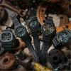 Casio G-Shock Серия Цвета Ржавчины Ретро Тренд Водонепроницаемые Ударопрочные Для Активного Отдыха Кварцевый Механизм Ремешок Из Смолы Мужские часы Черные GA-700RC-1APR