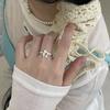 925 ленточное кольцо-бантик женское простое высококачественное кольцо на указательный палец легкое роскошное нишевое универсальное кольцо новое
