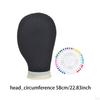 Wigs Display Mannequin Head Canvas, Wig Block Practical, Styling and Model Durability