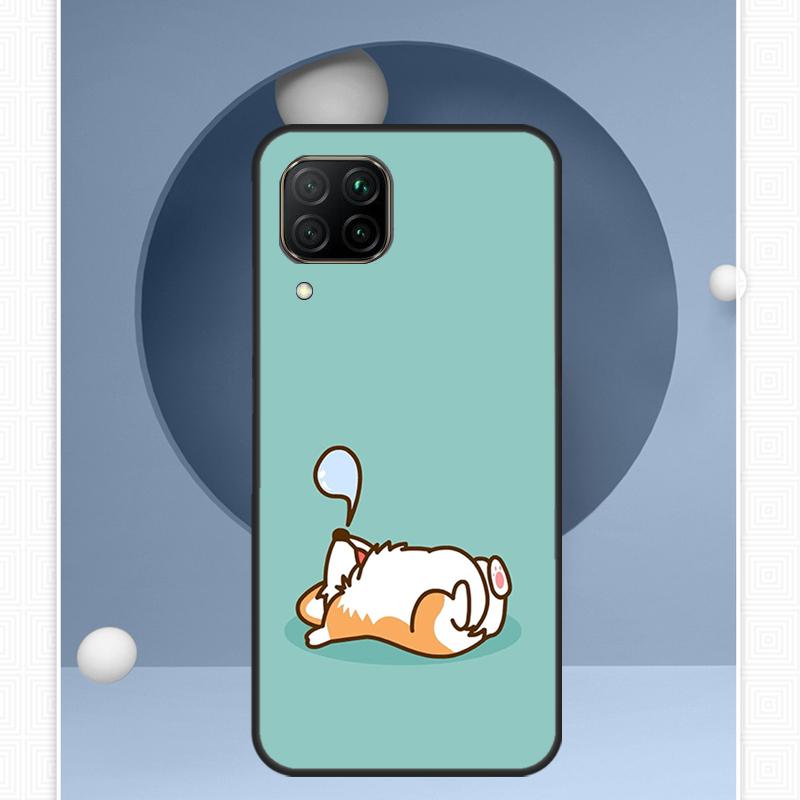 Мультяшная собака корги Для Huawei P30 P60 Pro P20 P40 Lite Nova 9 10 SE 12s 12i 11i 8i Y91 Y60 Y70 Y72 Y90 Y61 Чехол