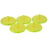 50Pcs Golf Ball Mark Position Markers Diameter 24mm Clear Plastic Flat Golf Ball Markers For Men Women Golf Games