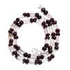 Natural Crystal Garnet Gemstone Mix Shape Smooth Beads Necklace 17" UB-4776 UB-4776