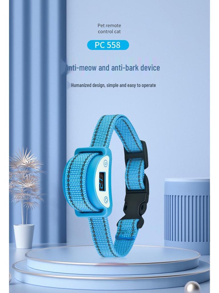 Smart Waterproof Cat Anti-Meow & Barking Collar