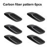 Автомобиль Переднее крыло Воздуховоды Отделка Декоративная Наклейка Воздухозаборник Карбон ABS волокно Бампер Боковые Вентиляционные Наклейки Спойлер Внешний Декор