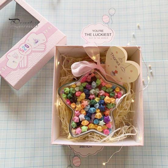 1080 шт оригами звезда счастливая звезда бумажные полоски сплошной цвет проекты оригами поделки для школы, детского сада