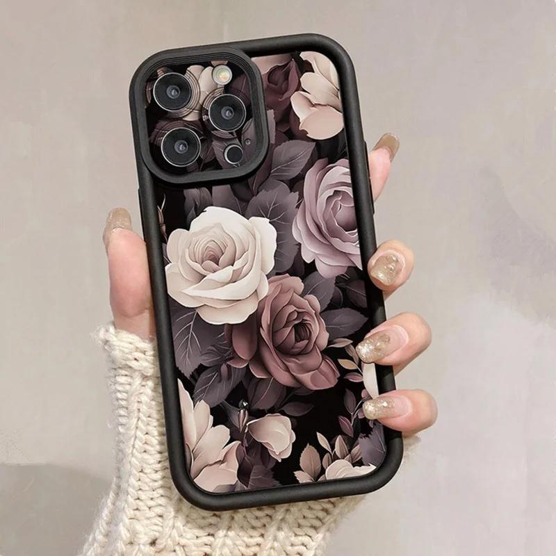 Яркое разнообразие цветов Чехол для телефона iPhone 15 Pro Max 11 12 13 16 14 Plus Силиконовый ударопрочный чехол Защитная оболочка для объектива