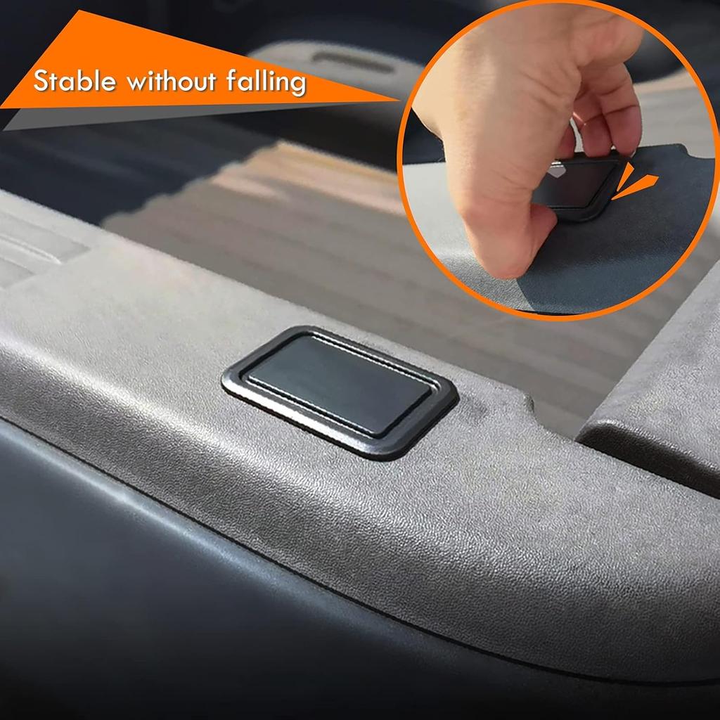 Moonlinks Ram 1500 Stake Pocket Covers, Rear Truck Bed Rail Stake Pocket Cover Compatible with Dodge Ram -2024 2025 2026(Set of 2)