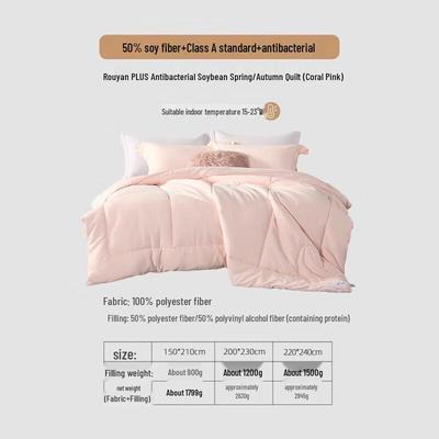 Mercy Home Textiles Одеяло из соевого волокна класса А, нежное к коже