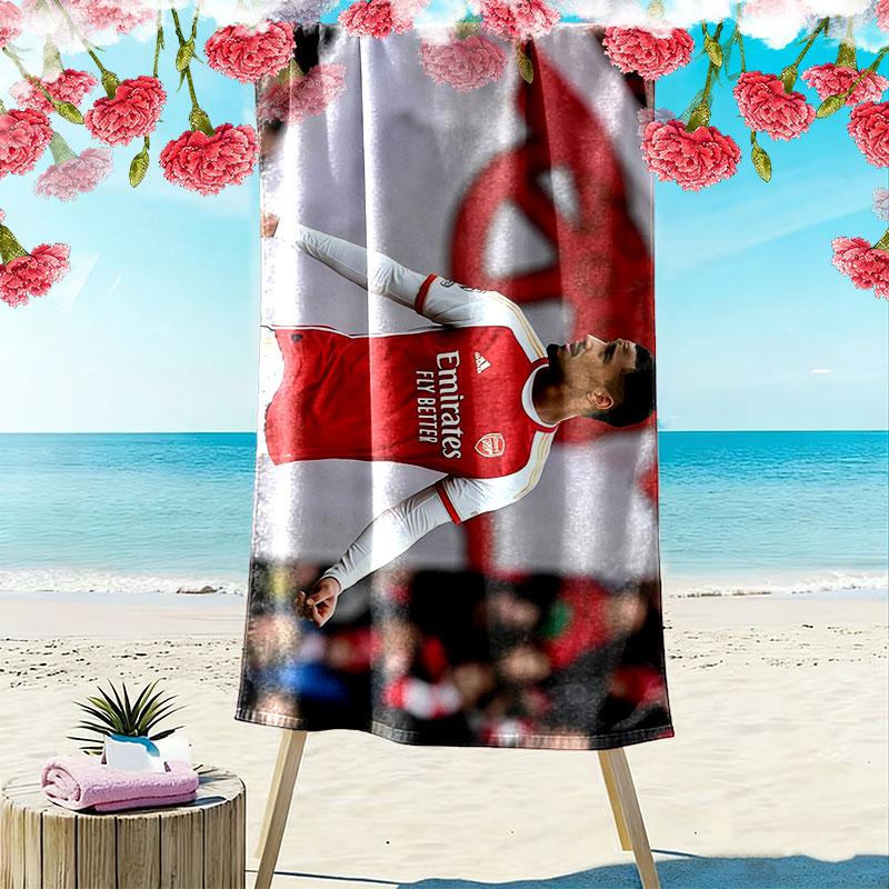 William Saliba Print Beach Towel, Large Soft Quick Dry Towel for Beach Camping Swimming