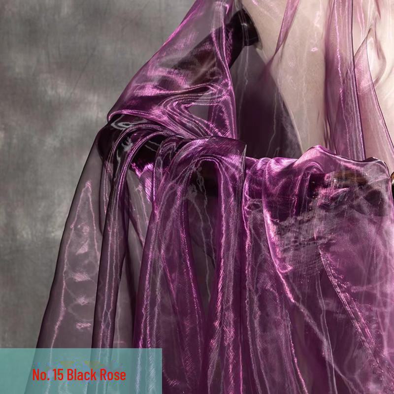 Двухцветная зашифрованная фантазийная органза: Сценические костюмы, свадебный декор и ткани ручной работы для детского сада