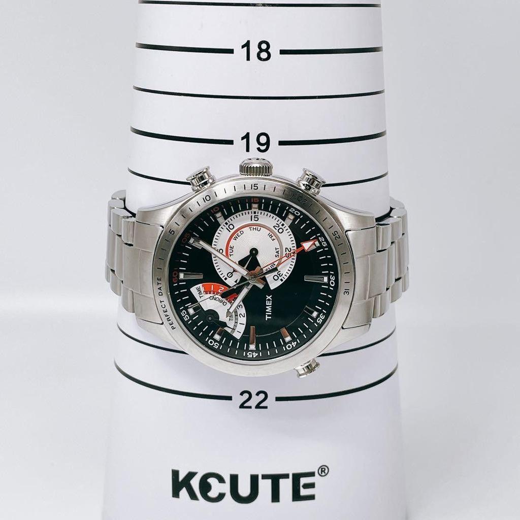 Б/У Операция TIMEX Часы Кварцевые Американский Повседневный Винтажный Мужские Черный Циферблат