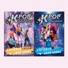 2pcs new anime peripheral sketchbook, cartoon line draft, coloring book, children's control pen drawing notebook